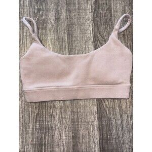 Buffbunny Sports Bra Sz Small Nude Color Cotton Spandex